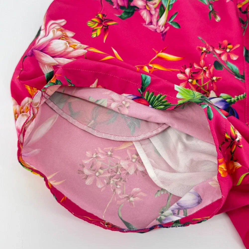 Ralph Lauren Purple Label Swim Trunks Pink Floral IT 5‎ US M